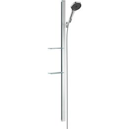 Suihkusetti Hansgrohe Rainfinity 130 3jet PowderRain tanko 150 cm, saippua-alusta, kromi
