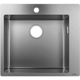 Keittiöallas Hansgrohe S71 S711-F450 upotettava 450, yksi hanareikä, teräs, ruostumaton teräs