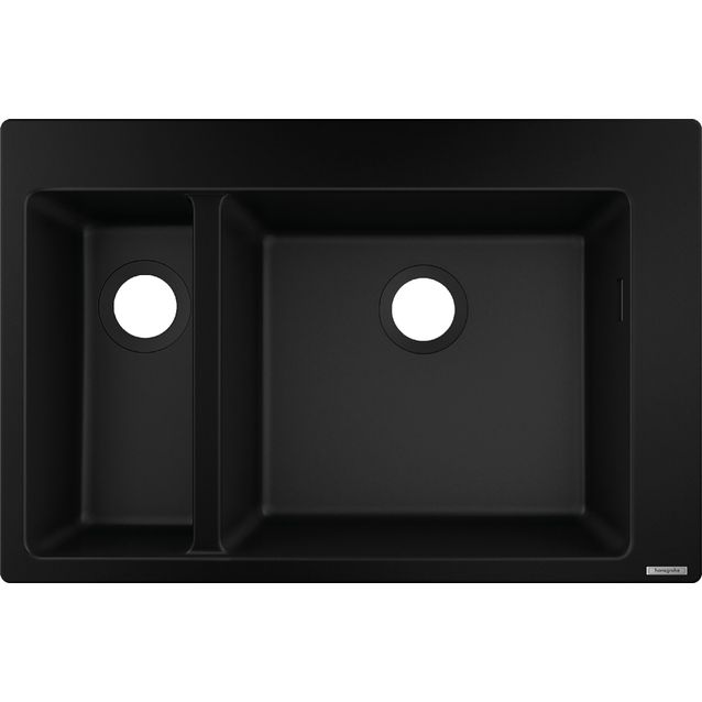 hansgrohe S51 S510-F635 upotettava kaksialtainen SilicaTec allas 180/450