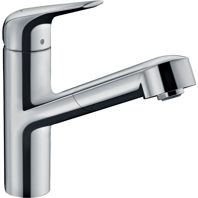 hansgrohe Focus M42 yksiote keittiöhana 150 1jet, ulosvedettävä juoksuputki