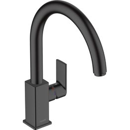 Keittiöhana Hansgrohe Vernis Shape M35 210 1jet kääntyvä juoksuputki, mattamusta