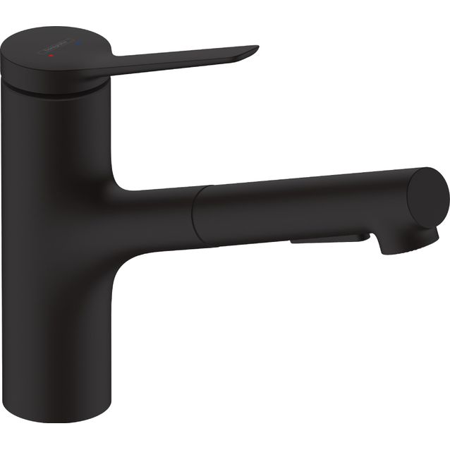 hansgrohe Zesis M33 Yksiote keittiöhana 150, ulosvedettävä juoksuputki, 2 jet