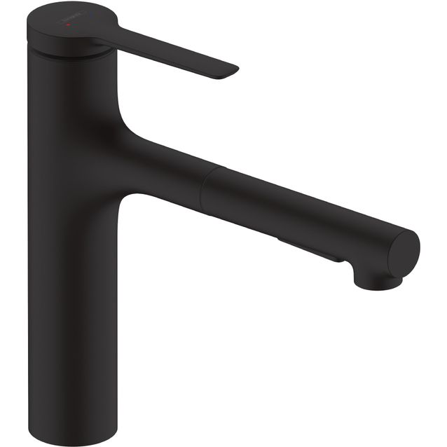 hansgrohe Zesis M33 160, metallinen ulosvedettävä juoksuputki, 2 jet