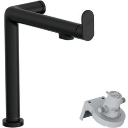 Keittiöhana Hansgrohe Aqittura M91 FilterSystem 240, 1jet, mattamusta