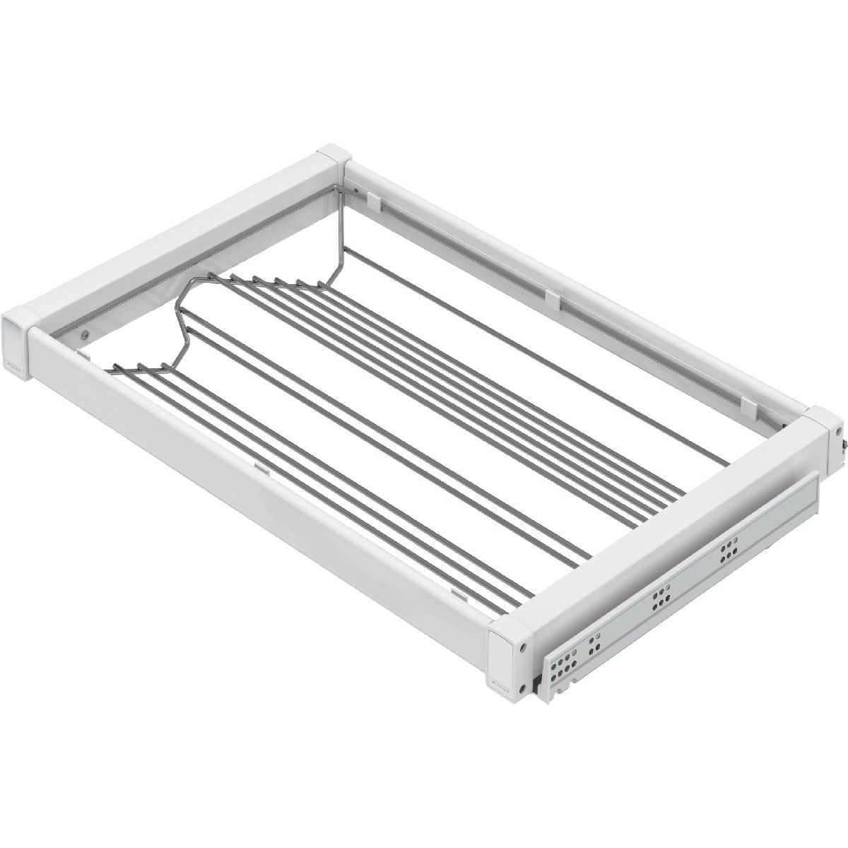 Kenkäteline Hiipakka Starax 60cm valkoinen/kromi