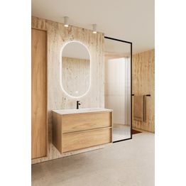 Allaskaappi altaalla Hietakari Casa H03, 590x457x500 mm, valkoinen Duratek-allas, eri värejä