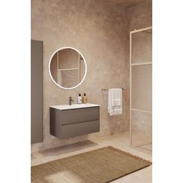 Allaskaappi altaalla Hietakari Luna L03, 784x455x490 mm, valkoinen Duratek-allas, eri värejä