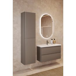 Korkea kaappi kahdella ovella Hietakari Luna L19, 350x350x1600 mm, eri värejä