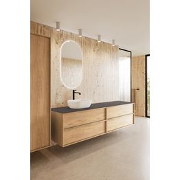 Kaksoisallaskaappi malja-altaalla Hietakari Casa H13, 1580x457 mm, eri vaihtoehtoja