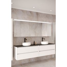 Peilikaappi Hietakari Modena Q14, valolipalla ja pistorasialla, eri kokoja