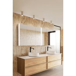 Peilikaappi Hietakari Modena Q04, pintavalaistuksella ja pistorasialla, eri kokoja