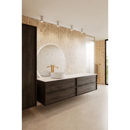 Kaksoisallaskaappi malja-altaalla Hietakari Casa H09, 1180x457 mm, eri vaihtoehtoja