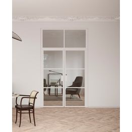 Pariovi yläikkunalla Hietakari Bläk 705 Tokyo kirkas/valkoinen mittatilaus