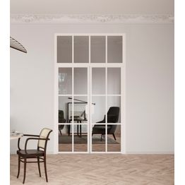 Pariovi yläikkunalla Hietakari Bläk 706 Paris kirkas/valkoinen mittatilaus