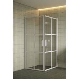 Suihkunurkka Hietakari Bläk 767 Paris valkoinen kääntyvät ovet eri kokoja