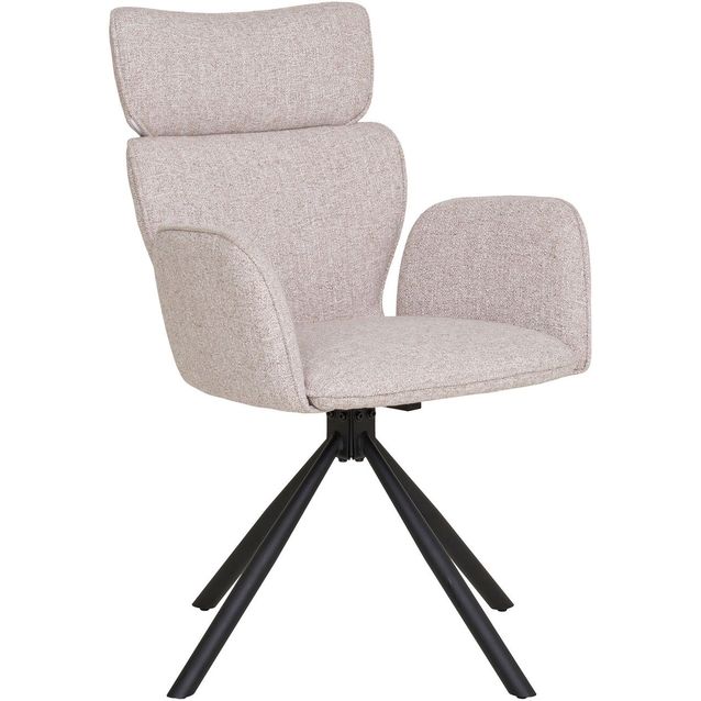 Ruokapöydän tuoli House Nordic Cordoba, pyörivä, vaaleanharmaa