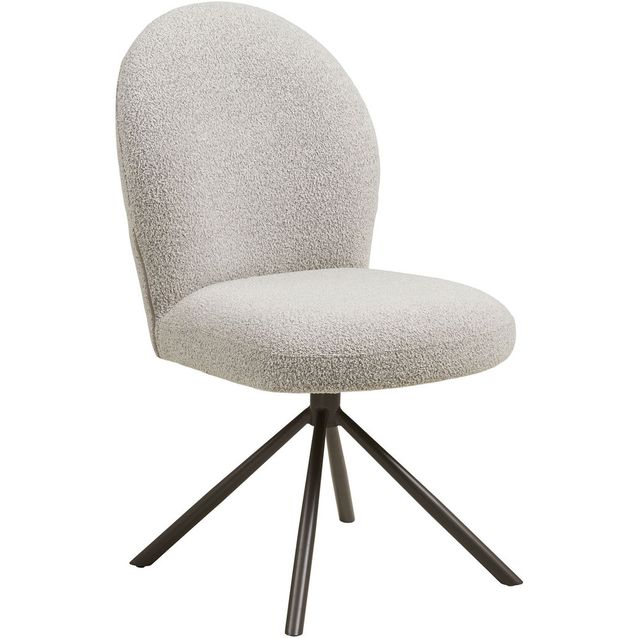 Ruokapöydän tuoli House Nordic Lana, pyörivä, ilman käsinojia, hiekka