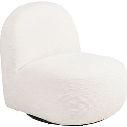 Lepotuoli House Nordic Milo, pyörivä, luonnonvalkoinen