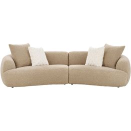 Sohva House Nordic Dali, 4-istuttava, vaaleanruskea