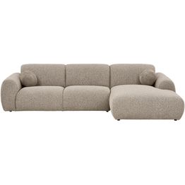 Divaanisohva House Nordic Clyde, 4-istuttava, oikea, ruskeanharmaa