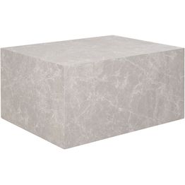 Sohvapöytä House Nordic Prague, 60x80x40cm, beige marmorijäljitelmä