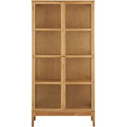 Vitriinikaappi House Nordic Zamora, 40x90x180cm, tammi