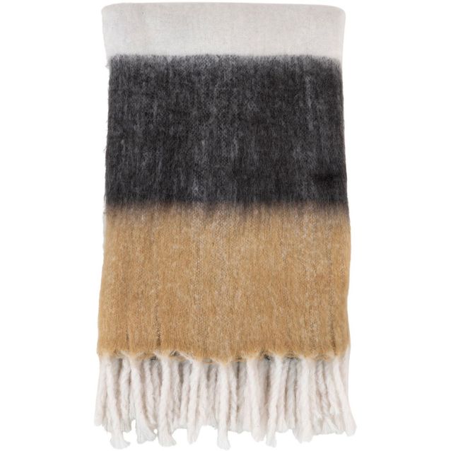 Torkkupeitto House Nordic Sintra, 130x170cm, musta/valkoinen/ruskea