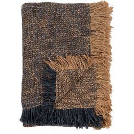 Torkkupeitto House Nordic Ely, 130x170cm, sininen/keltainen