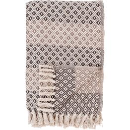 Torkkupeitto House Nordic Alanya, 130x180cm, ruskea/beige/valkoinen