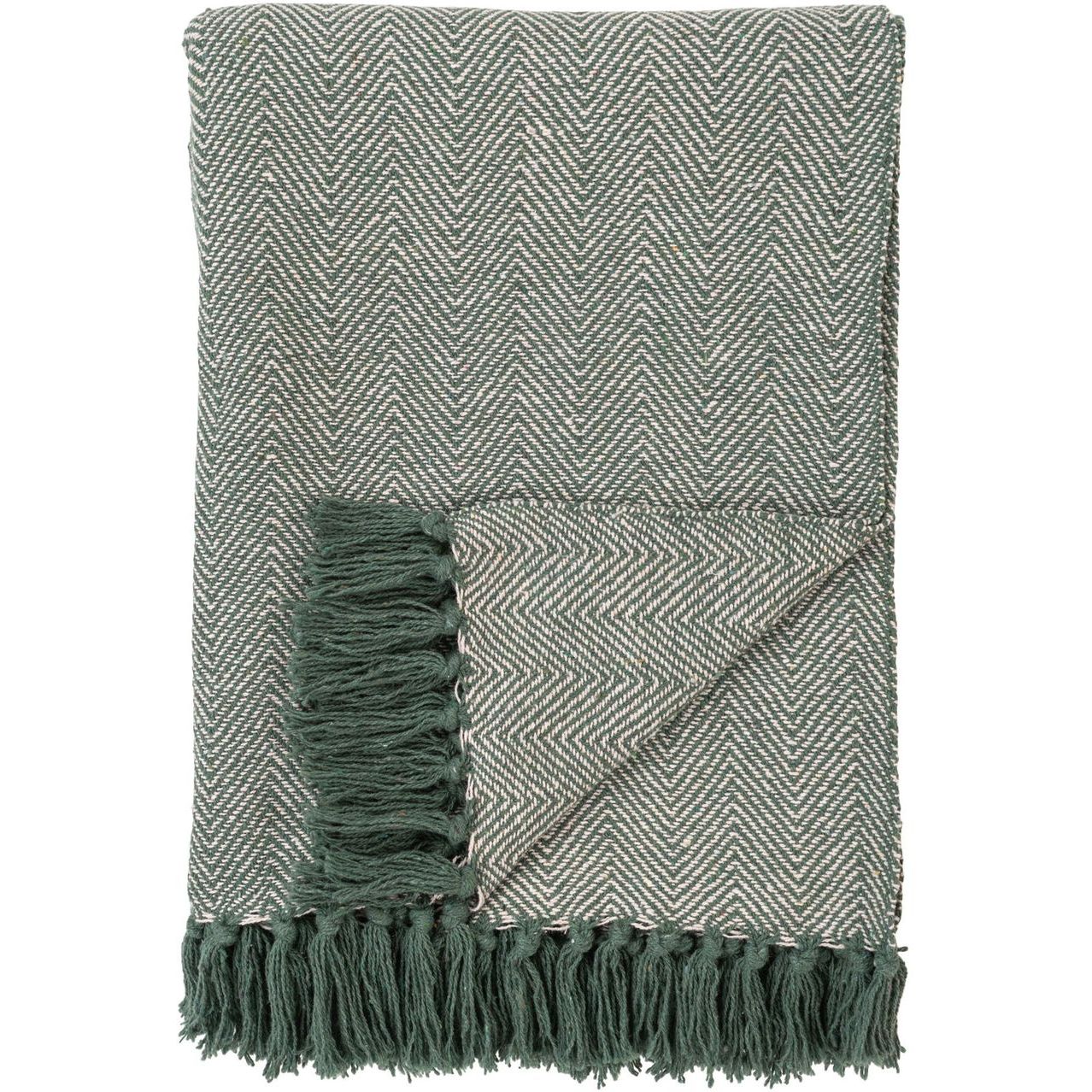 Torkkupeitto House Nordic Cort, 130x160cm, puuvilla, vihreä