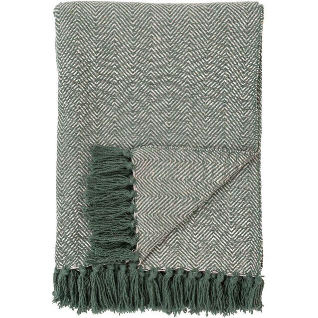 Torkkupeitto House Nordic Cort, 130x160cm, puuvilla, vihreä