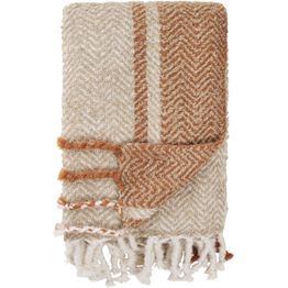 Torkkupeitto House Nordic Almora, beige/karamelli