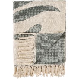 Torkkupeitto House Nordic Loni, beige/petrooli