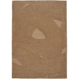 Villamatto House Nordic Pune, käsin tuftattu, ruskea, eri kokoja