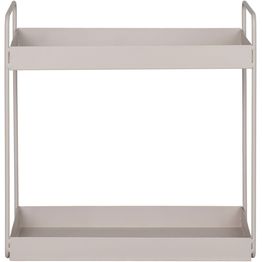 Hylly House Nordic Rabo, 30x15x31cm, 2 tasolla, beige teräs