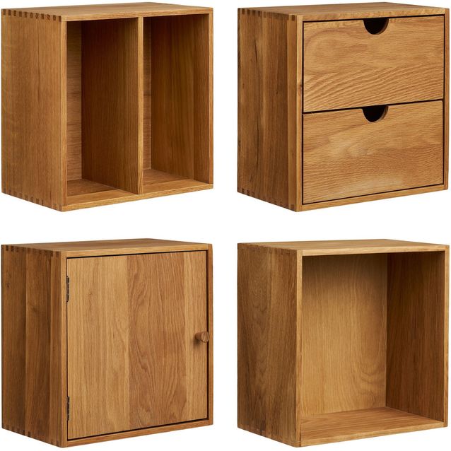 Seinähyllysetti House Nordic Townsville, 4kpl, tammi