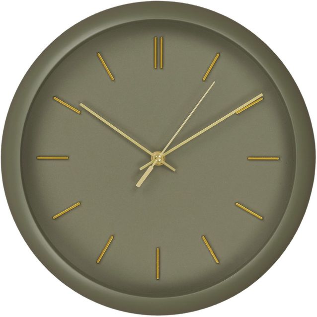 Seinäkello House Nordic Rossano, ø30cm, hiljainen käynti, vihreä