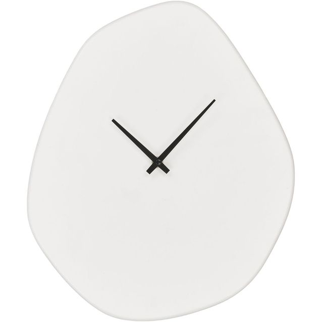 Seinäkello House Nordic Vienna, 28x33cm, hiljainen käynti, luonnonvalkoinen