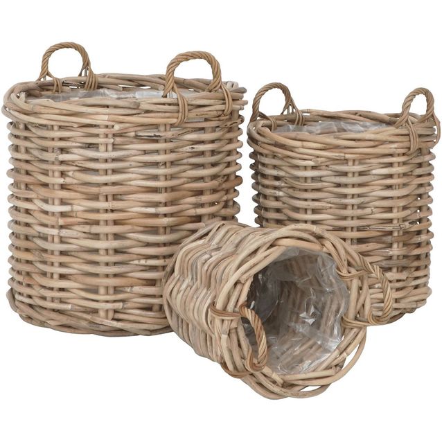 Koriruukku House Nordic Burton, 3kpl, kubu-rottinki