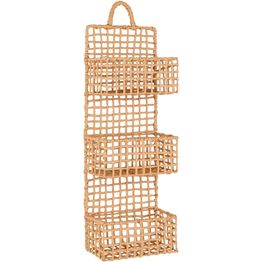 Seinähyllykkö House Nordic Sines, 25x15x70cm, vaaleanruskea