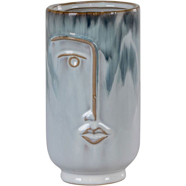Maljakko House Nordic Vase, ø9x17cm, keramiikka, sininen