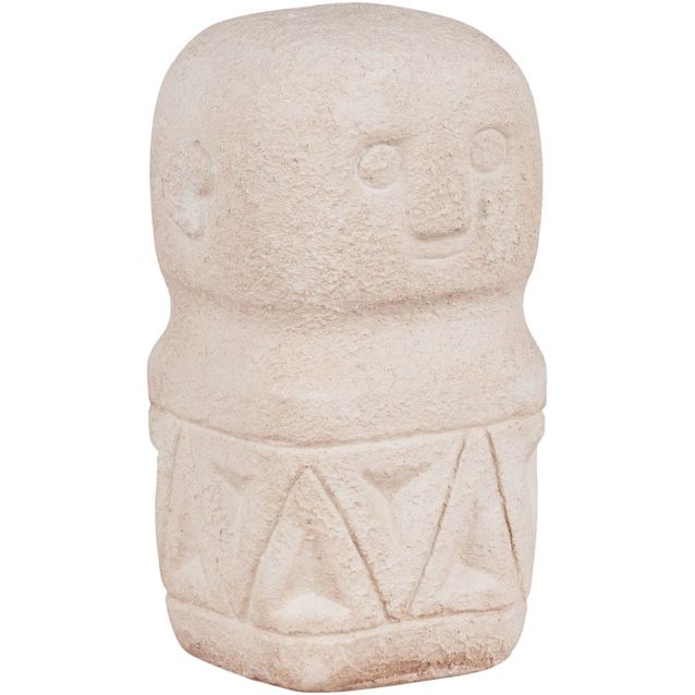 Veistos House Nordic Decoration, 5.5x5.5x10cm, beige