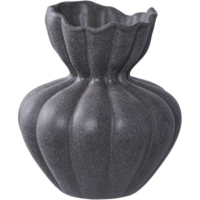 Maljakko House Nordic Vase, ø17.2x19.4cm, keramiikka, musta