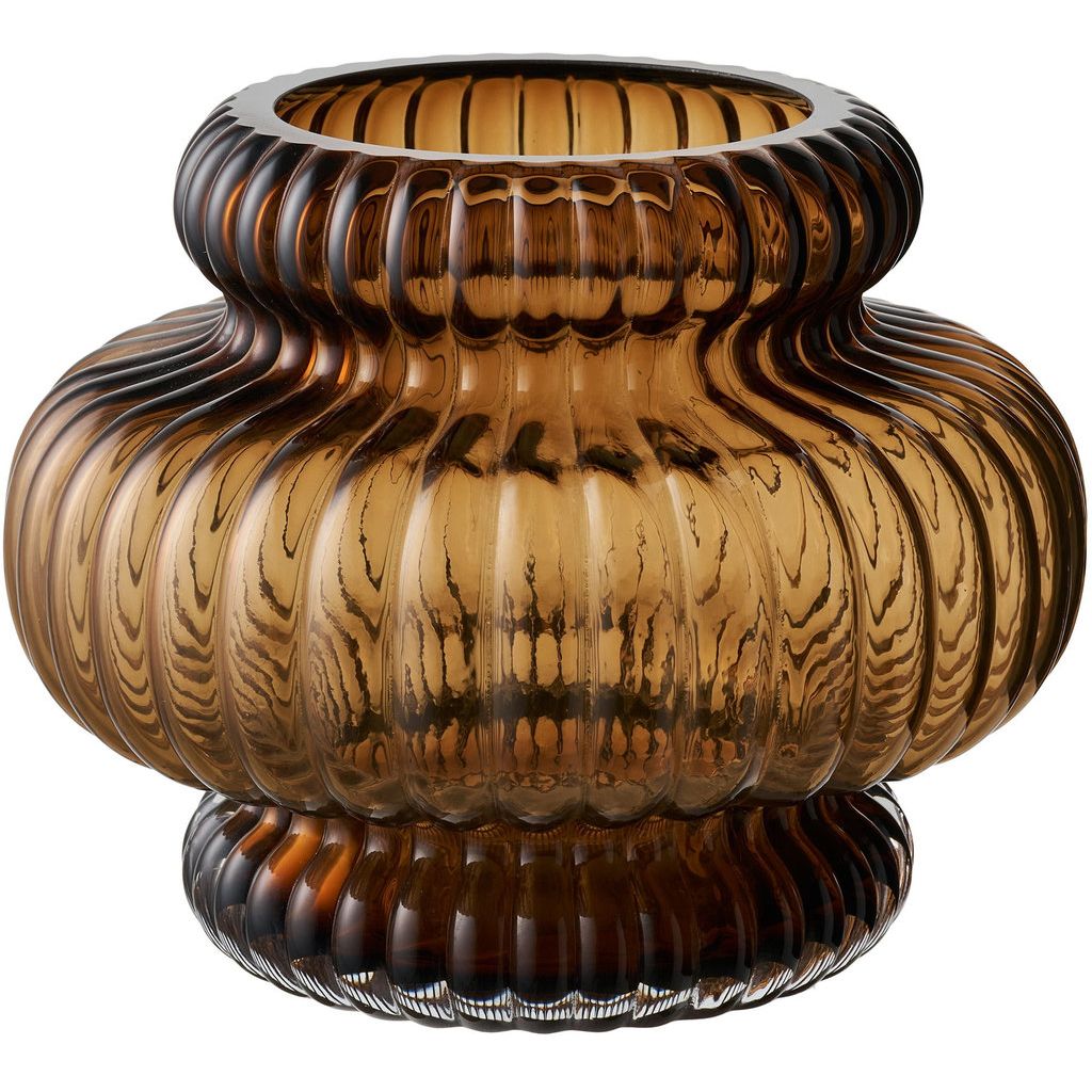 Maljakko House Nordic Vase 20x16cm Suupuhallettu Lasi Ruskea maljakko-house-nordic-vase-20x16cm-suupuhallettu-lasi-ruskea