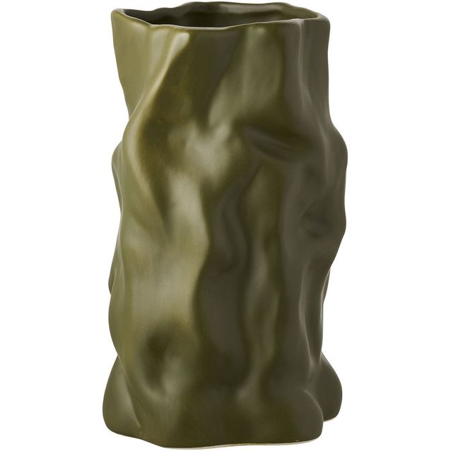 Maljakko House Nordic Vase, ø15x25.5cm, keraaminen, vihreä