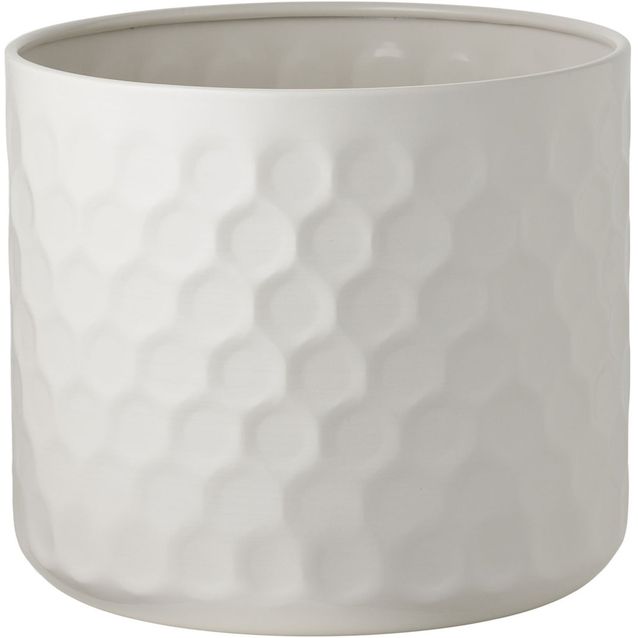 Kukkaruukku House Nordic, ø24.5x21cm, teräs, valkoinen