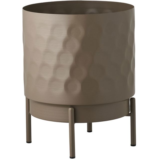 Kukkaruukku House Nordic, ø21x26cm, teräs, ruskea