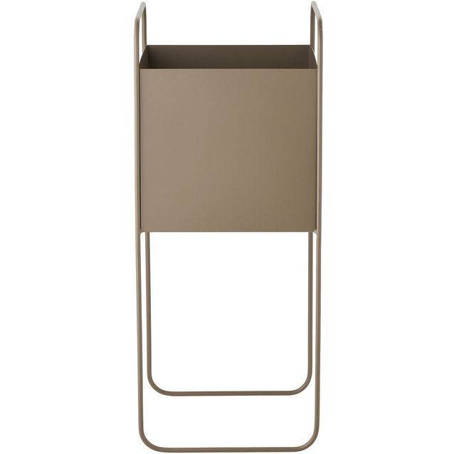 Kukkaruukku House Nordic, 22.5x22.5x54cm, teräs, ruskea