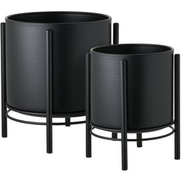 Kukkaruukku House Nordic, 2kpl, teräs, musta