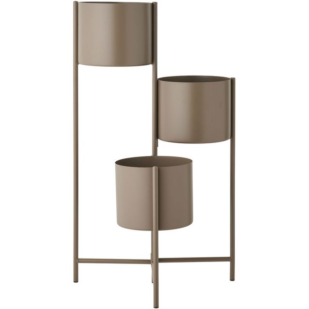 Kukkaruukku House Nordic, 22.5x23x75.5cm, teräs, ruskea